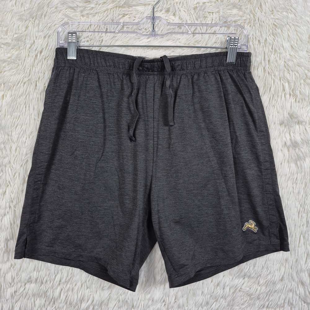 Tracksmith Mens M Session Shorts Charcoal Grey Heather Running Athletic 6.5 in